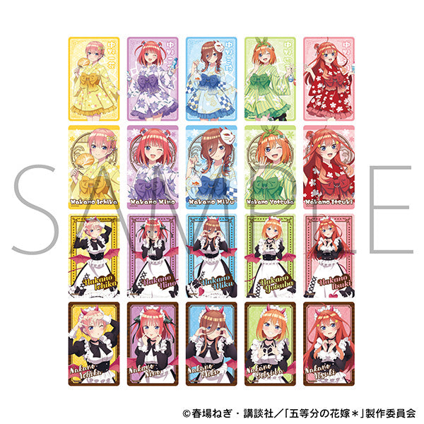 [※Blind](1BOX=10)(Goods - Card) The Quintessential Quintuplets＊ Trading Clear Card / 20 Types Total
