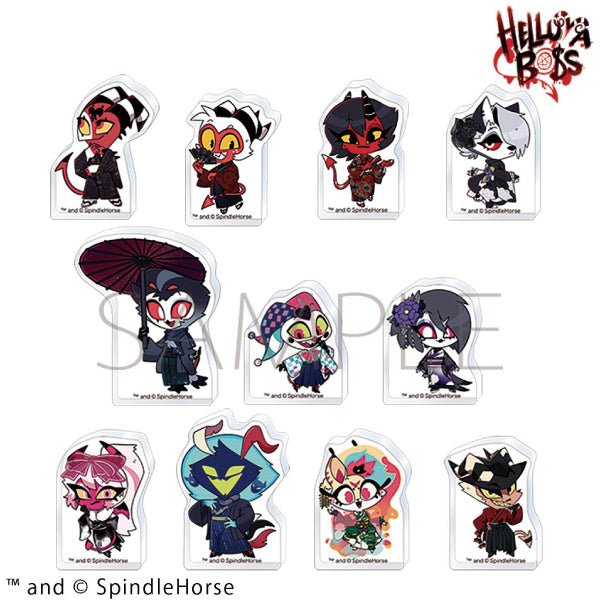 [※Blind](1BOX=11)(Goods - Acrylic Stand) Helluva Boss Korotto Acrylic Figure Collection / Kimono