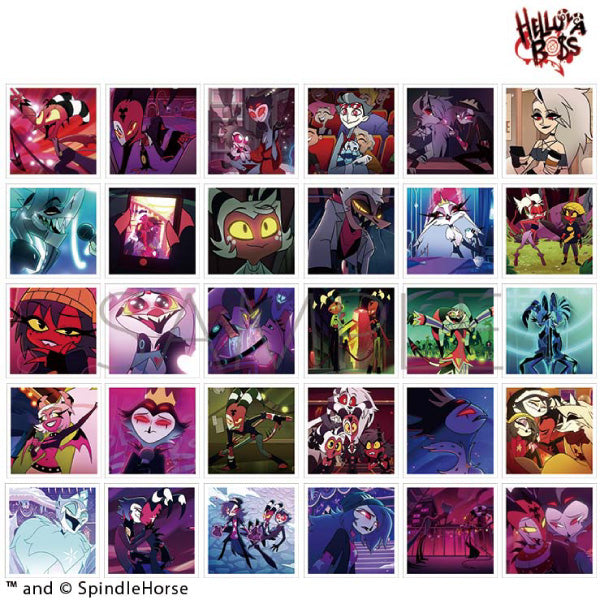 [※Blind](1BOX=10)(Goods - Bromide) Helluva Boss MashiColle Square Photo Collection / Vol. 2