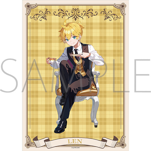 (Goods - Tapestry) Hatsune Miku Series Mini Clear Poster / Kagamine Len