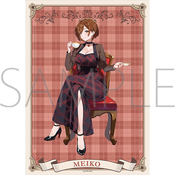 (Goods - Tapestry) Hatsune Miku Series Mini Clear Poster / MEIKO