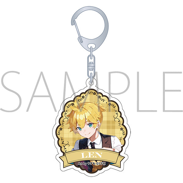 (Goods - Keychain) Hatsune Miku Series Holographic Acrylic Keychain / Kagamine Len