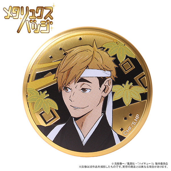 (1BOX=10)(Goods - Badge) Haikyu!! Metallux Badge Collection
