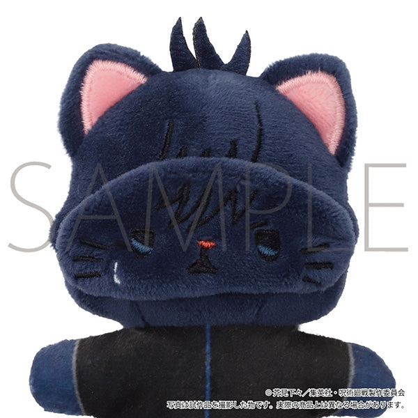 (Goods - Keychain) Jujutsu Kaisen Season 3 withCAT Mini Plush Keychain With Eye Mask / Megumi Fushiguro