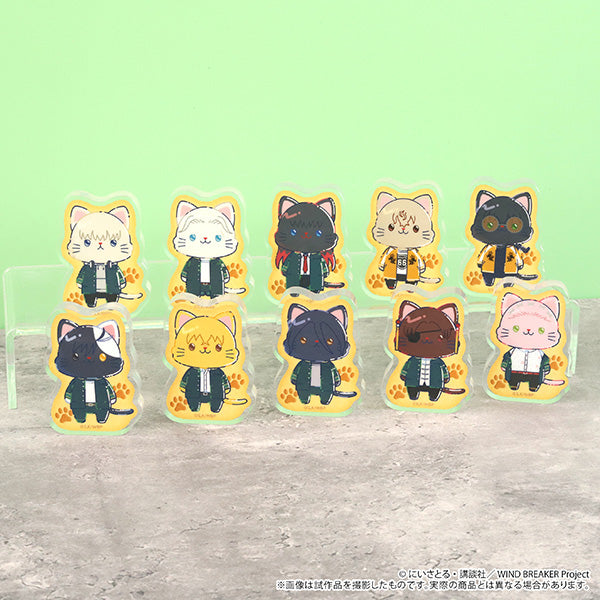 [※Blind](1BOX=10)(Goods - Acrylic Stand) WIND BREAKER withCAT illustration Ver. Korotto Acrylic Figure Collection