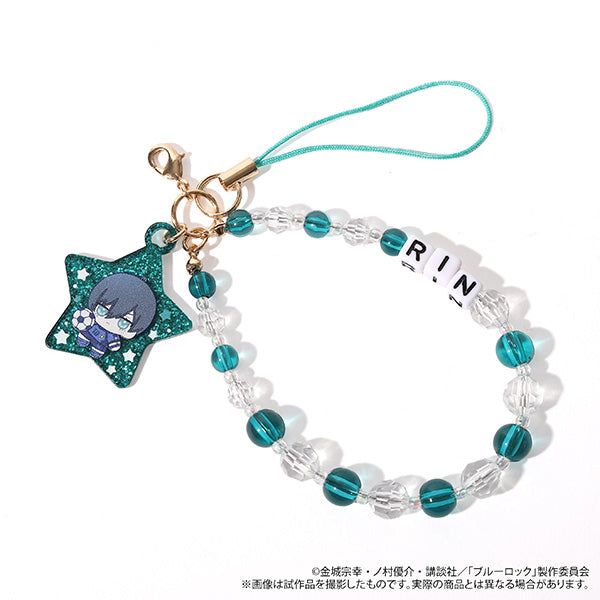 (Goods - Strap) Blue Lock Season 2 After-school Mates Beads Strap / Rin Itoshi Nui Pal Skip