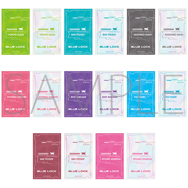 [※Blind](1BOX=8)(Goods - Card) Blue Lock Season 2 Iridescent Foil Card Collection Cyber Cat