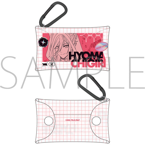 (Goods - Pouch) Blue Lock Season 2 Clear Pouch w/Carabiner / Hyoma Chigiri Cyber Cat