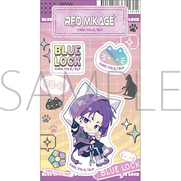 (Goods - Sticker) Blue Lock Season 2 Acrylic Die-cut Sticker / Reo Mikage Cyber Cat