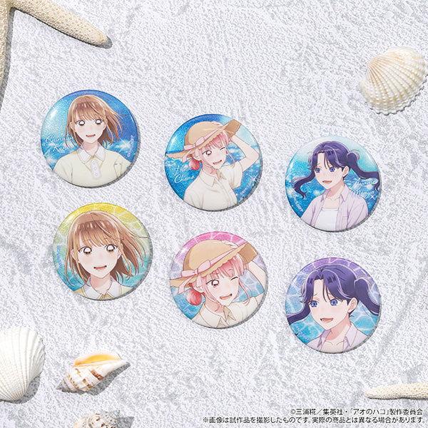 [※Blind](1BOX=6)(Goods - Badge) Blue Box Glitter Chara Badge Collection ～Summer Colors～