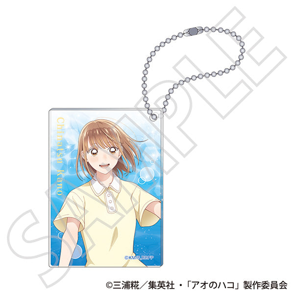 (Goods - Keychain) Blue Box Acrylic Block Keychain / Chinatsu Kano ～Summer Colors～