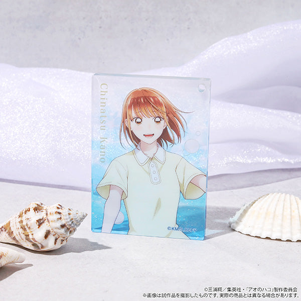 (Goods - Keychain) Blue Box Acrylic Block Keychain / Chinatsu Kano ～Summer Colors～