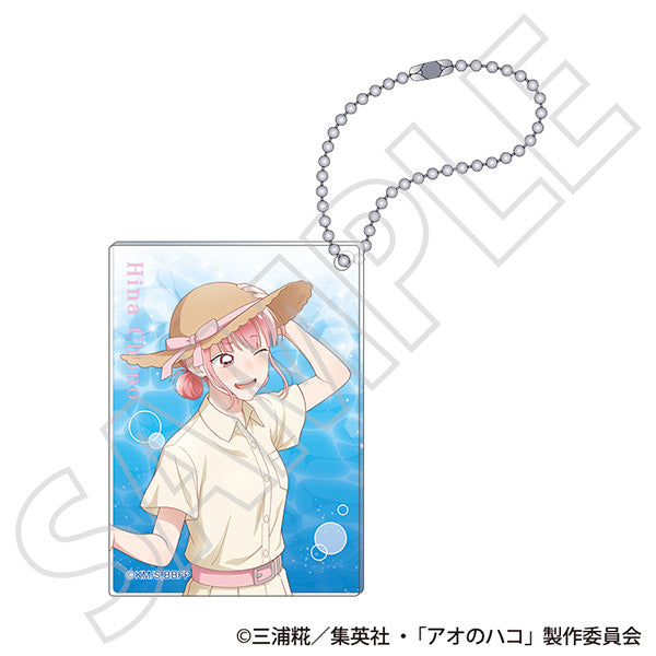 (Goods - Keychain) Blue Box Acrylic Block Keychain / Hina Chono ～Summer Colors～