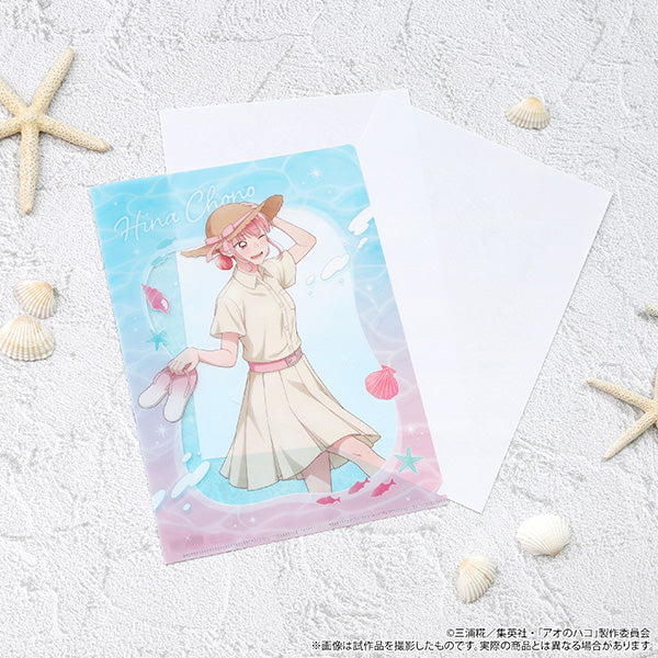 (Goods - Clear File) Blue Box Clear File / Hina Chono ～Summer Colors～