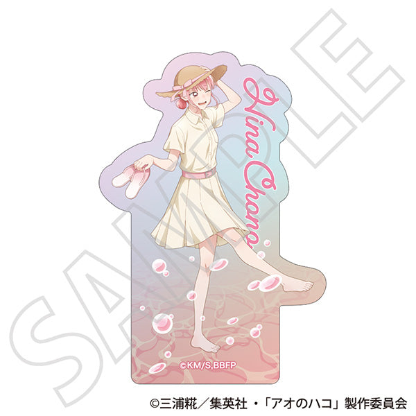 (Goods - Sticker) Blue Box Iridescent Sticker / Hina Chono ～Summer Colors～