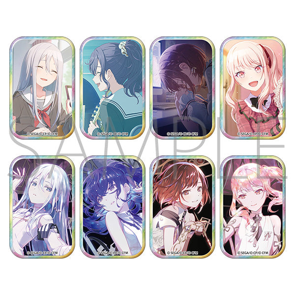 [※Blind](1BOX=8)(Goods - Badge) Hatsune Miku: Colorful Stage! Square Badge Collection / vol. 59 B