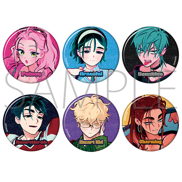[※Blind](1BOX=6)(Goods - Badge) ALIEN STAGE Glitter Button Badge Collection / Find your Plus One!