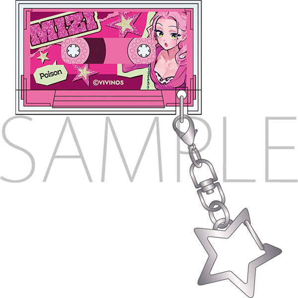 (Goods - Keychain) ALIEN STAGE Cassette-shaped Keychain / MIZI Find your Plus One!