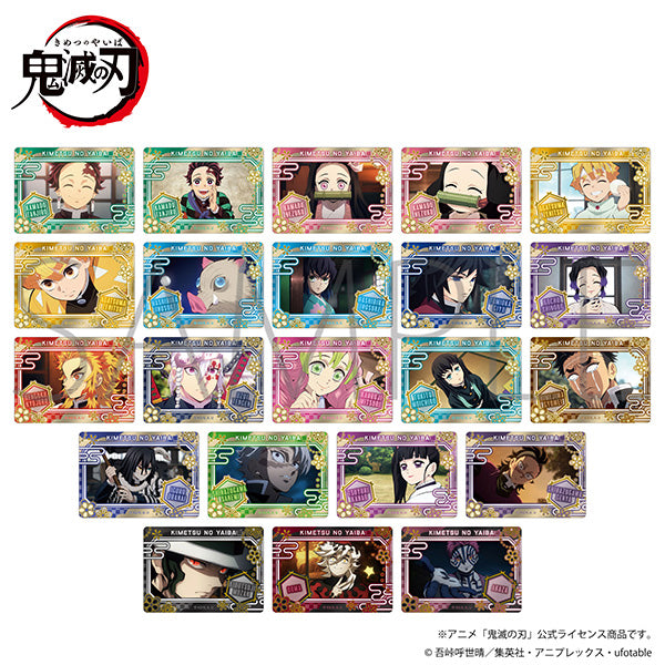 [※Blind](1BOX=10)(Goods - Card) Demon Slayer: Kimetsu no Yaiba Neon Collection Sticker Ver.