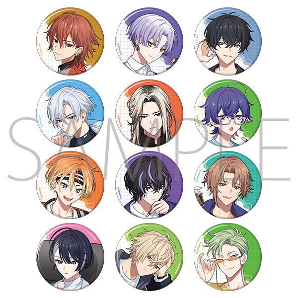 [※Blind](1BOX=12)(Goods - Badge) 18TRIP Chara Badge Collection / Vol. 10 Morning Troupe, Afternoon Troupe