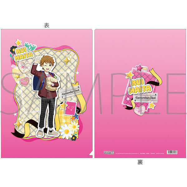 (Goods - Clear File) THE IDOLM@STER SideM Clear File / Rui Maita "Remember Shot"