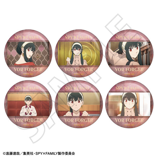 [※Blind](1BOX=6)(Goods - Badge) SPY x FAMILY Oshi Chara Badge Collection / Yor Forger