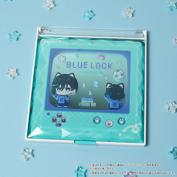 (Goods - Mirror) Blue Lock Season 2 withCAT illustration Ver. Jewel Mirror / Rin Itoshi