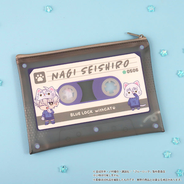(Goods - Pouch) Blue Lock Season 2 withCAT illustration Ver. Clear Pouch / Seishiro Nagi