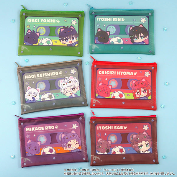 (Goods - Pouch) Blue Lock Season 2 withCAT illustration Ver. Clear Pouch / Seishiro Nagi