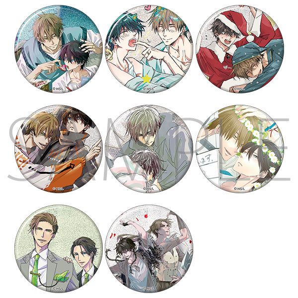 [※Blind](1BOX=8)(Goods - Badge) DAKAICHI: I'm being harassed by the sexiest man of the year (Dakaretai Otoko 1-i ni Odosareteimasu.) Oshi Couple Badge Collection
