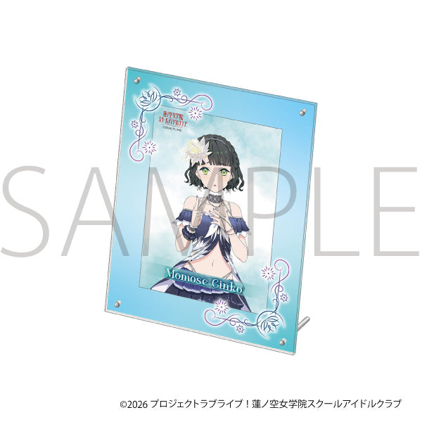 (Goods - Set) Love Live! Hasu no Sora Jogakuin School Idol Club Acrylic Photo Frame & Bromide Set / Ginko Momose