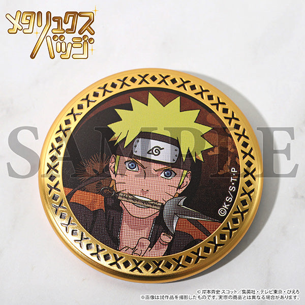 [※Blind](1BOX=6)(Goods - Badge) NARUTO Shippuden Metallux Badge Collection