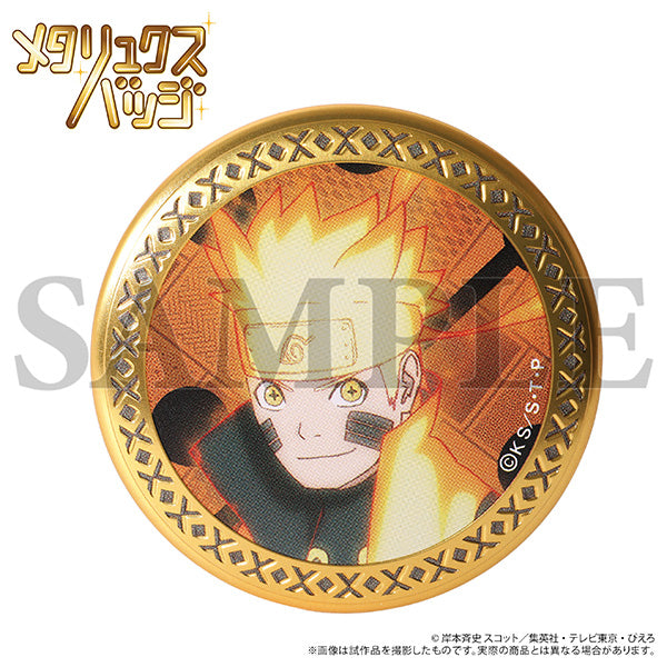 [※Blind](1BOX=6)(Goods - Badge) NARUTO Shippuden Metallux Badge Collection