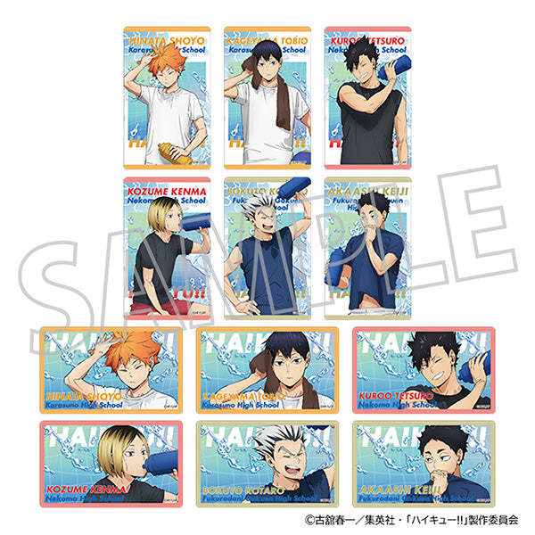 [※Blind](1BOX=6)(Goods - Card) Haikyu!! Clear Sheet Collection / (12 Types Total) "Cool Down Fair"