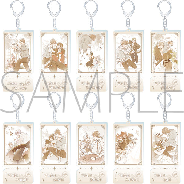 [※Blind](1BOX=10)(Goods - Keychain) NU: Carnival Ticket Style Acrylic Keychain Collection