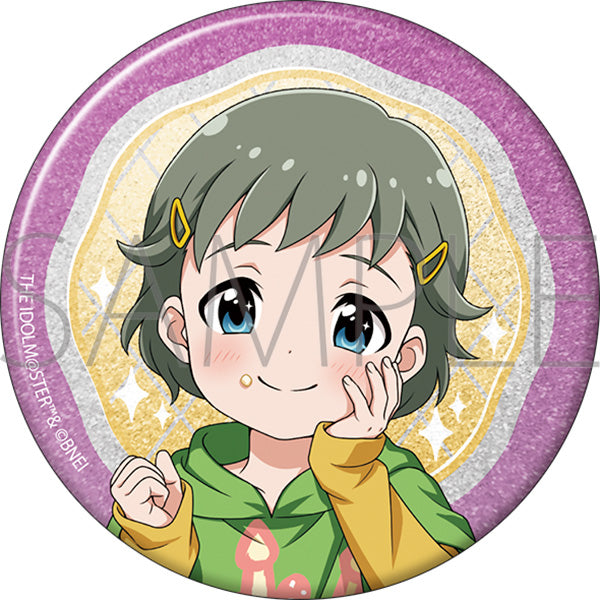 (Goods - Badge) THE IDOLM@STER SideM Glitter Button Badge / Makio Uzuki "Remember Shot"