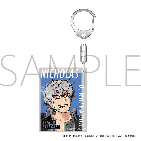 (Goods - Keychain) TRIGUN STARGAZE Acrylic Keychain / Nicholas Completion Commemoration ver.