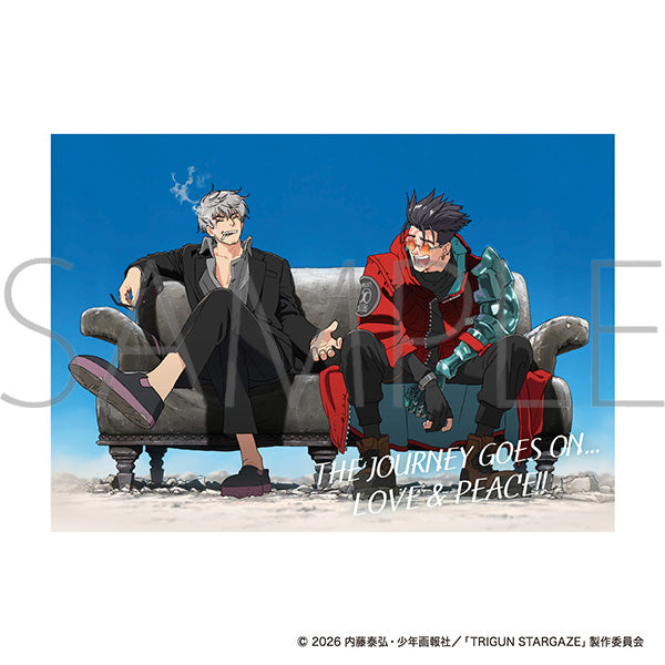 (Goods - Tapestry) TRIGUN STARGAZE Clear Poster Set / Completion Commemoration ver.