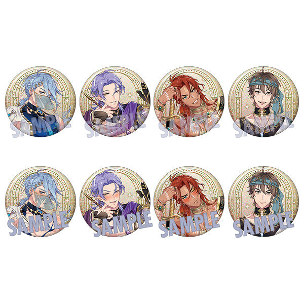 (1BOX=8)(Goods - Badge) NU: Carnival Holographic Chara Badge Collection / Sunburst Fever