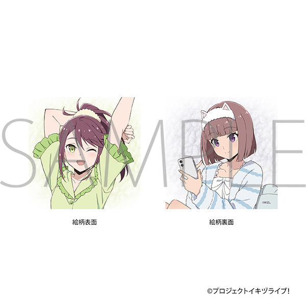 (Goods - Cushion) IKIZULIVE! LOVELIVE! BLUEBIRD Mini Cushion / Akira Goto, Shion Sasaki