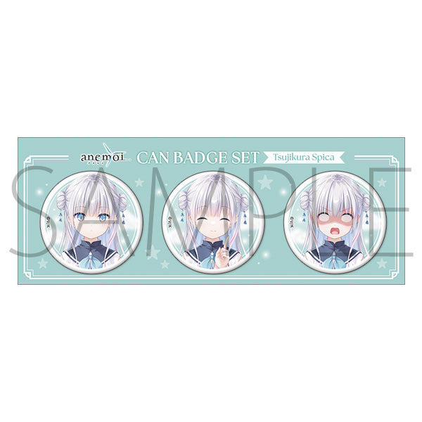 (Goods - Badge) anemoi 3-faces Button Badge Set / Spica Tsujikura