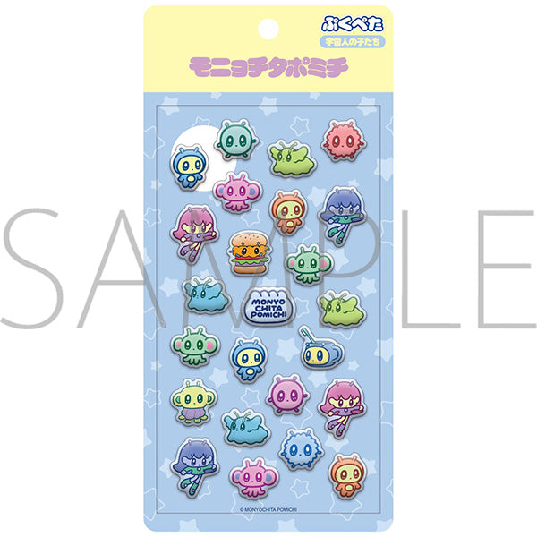 (Goods - Sticker) Illustrator Monyochita Pomichi Pukupeta (3D Sticker) / Alien Children
