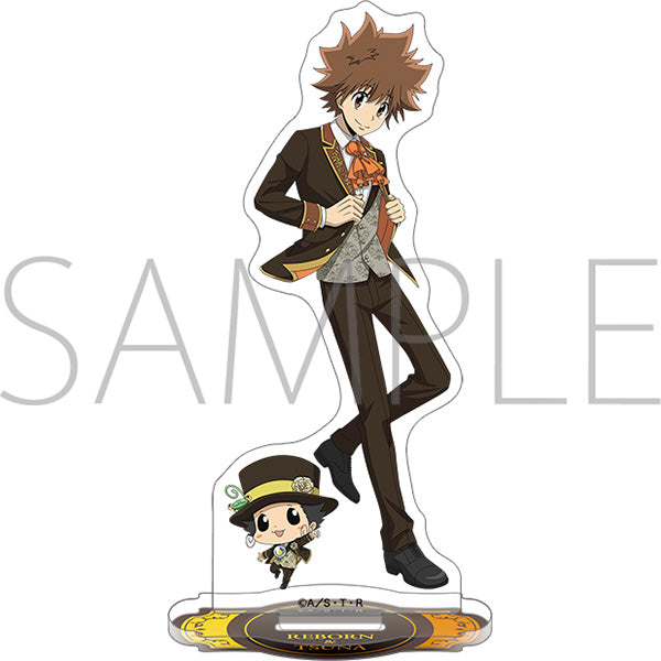(Goods - Acrylic Stand) REBORN! Acrylic Stand / Reborn & Tsunayoshi Sawada -damask code style-