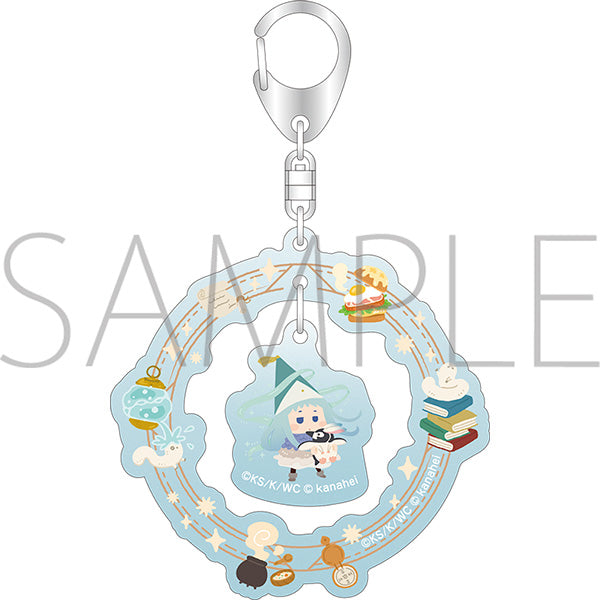 (Goods - Keychain) Witch Hat Atelier Yurayura Acrylic Keychain / Richeh Kanahei's Small Animals Collab