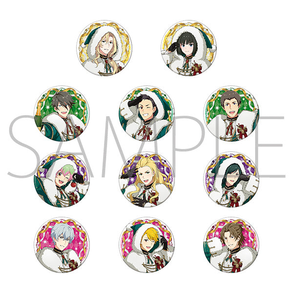 (1BOX=11)(Goods - Badge) THE IDOLM@STER SideM Glitter Chara Badge Collection / M Fes 2026 C-BOX