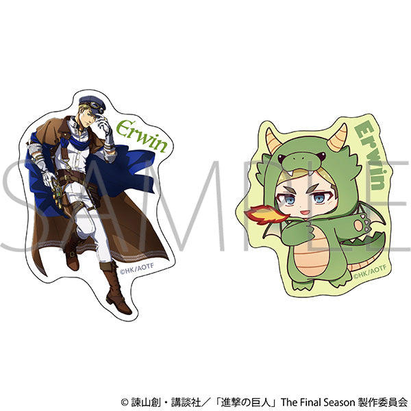 (Goods - Sticker) Attack on Titan Sticker Set / Erwin