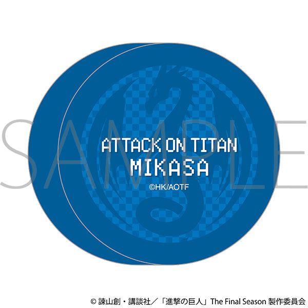 (Goods - Pouch) Attack on Titan Round Pouch / Mikasa