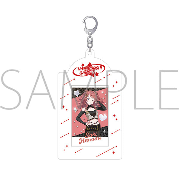 (Goods - Bromide) Gakuen iDOLM@STER Cheki & Cheki Holder Set / Saki Hanami ECLIPSE LIGHT