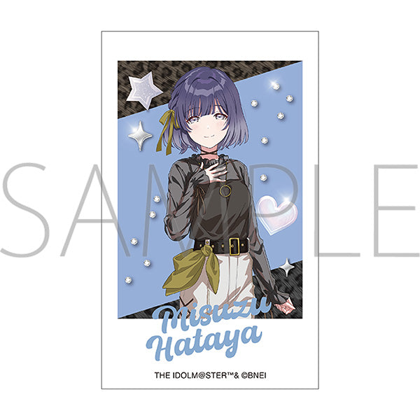(Goods - Bromide) Gakuen iDOLM@STER Cheki & Cheki Holder Set / Misuzu Hataya ECLIPSE LIGHT
