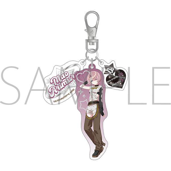 (Goods - Key Chain) Gakuen iDOLM@STER Acrylic Key Charm / Mao Arimura ECLIPSE LIGHT